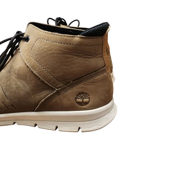 Timberland Men's Black and Tan Sneakers Size 12 - Picture 2 of 10